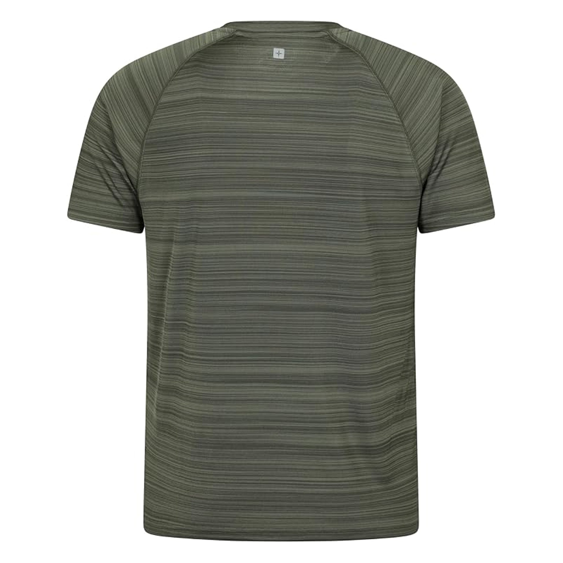 Green - Back - Mountain Warehouse Unisex Adult Stripe IsoCool T-Shirt