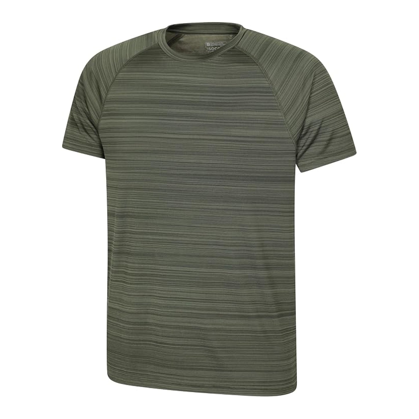 Green - Side - Mountain Warehouse Unisex Adult Stripe IsoCool T-Shirt