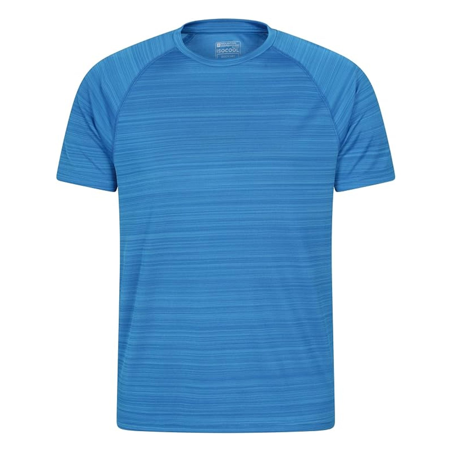 Bright Blue - Front - Mountain Warehouse Unisex Adult Stripe IsoCool T-Shirt