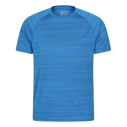 Bright Blue - Front - Mountain Warehouse Unisex Adult Stripe IsoCool T-Shirt
