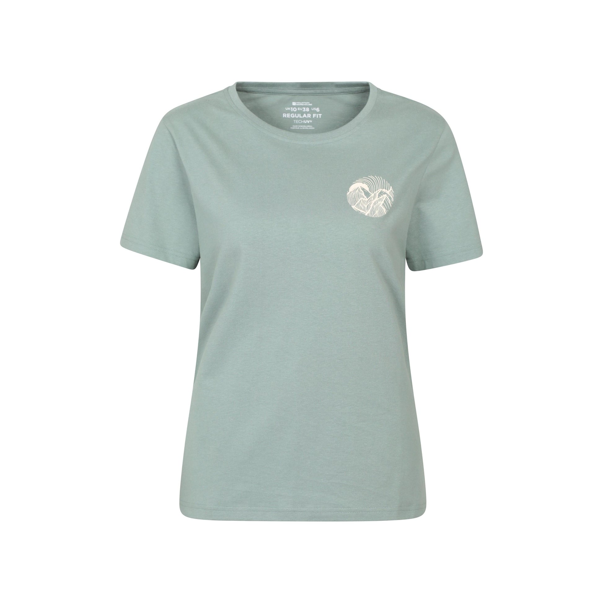 Light Khaki - Front - Mountain Warehouse Womens-Ladies Sunrise T-Shirt