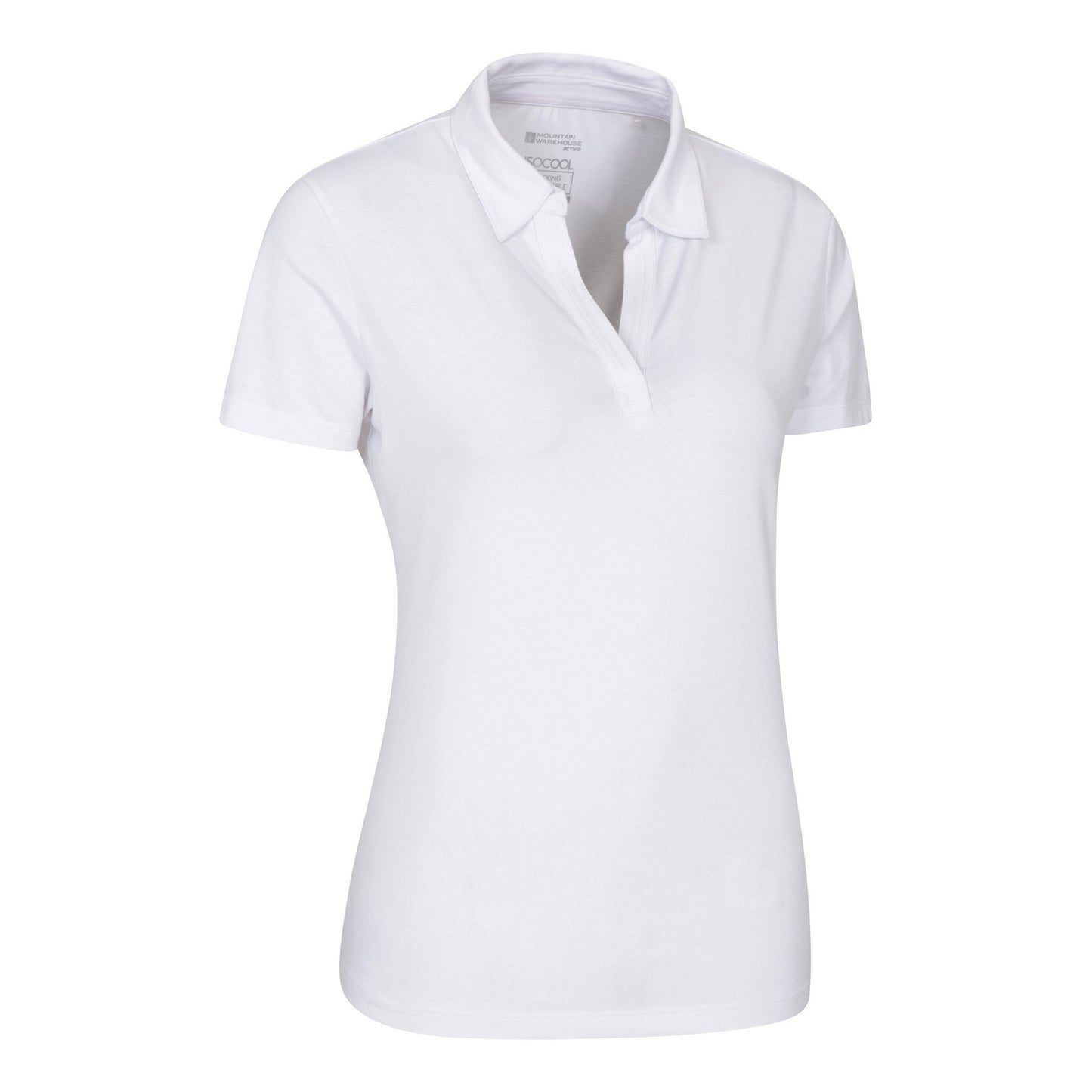 White - Lifestyle - Mountain Warehouse Womens-Ladies UV Protection Polo Shirt