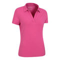 Bright Pink - Lifestyle - Mountain Warehouse Womens-Ladies UV Protection Polo Shirt