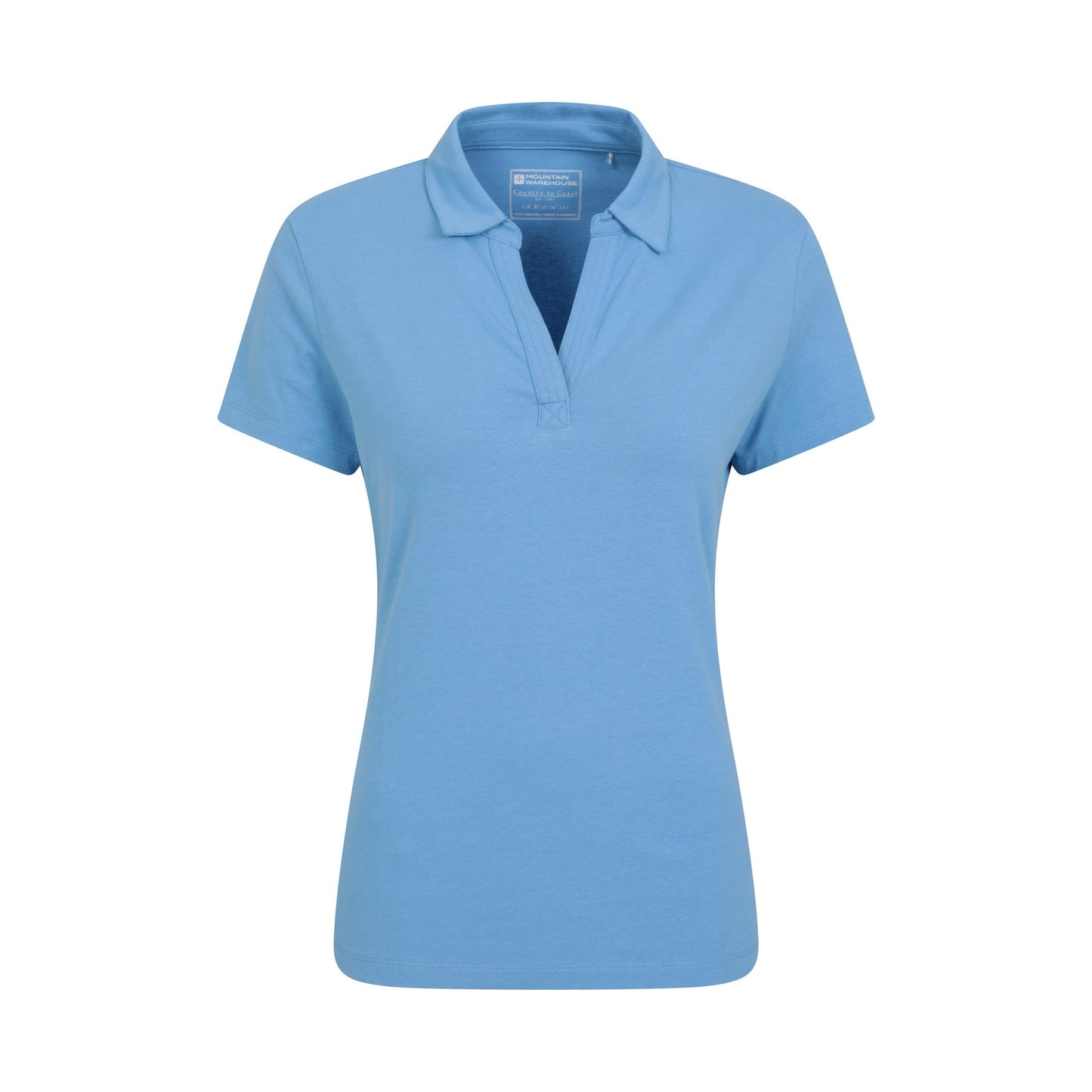 Bright Blue - Front - Mountain Warehouse Womens-Ladies UV Protection Polo Shirt