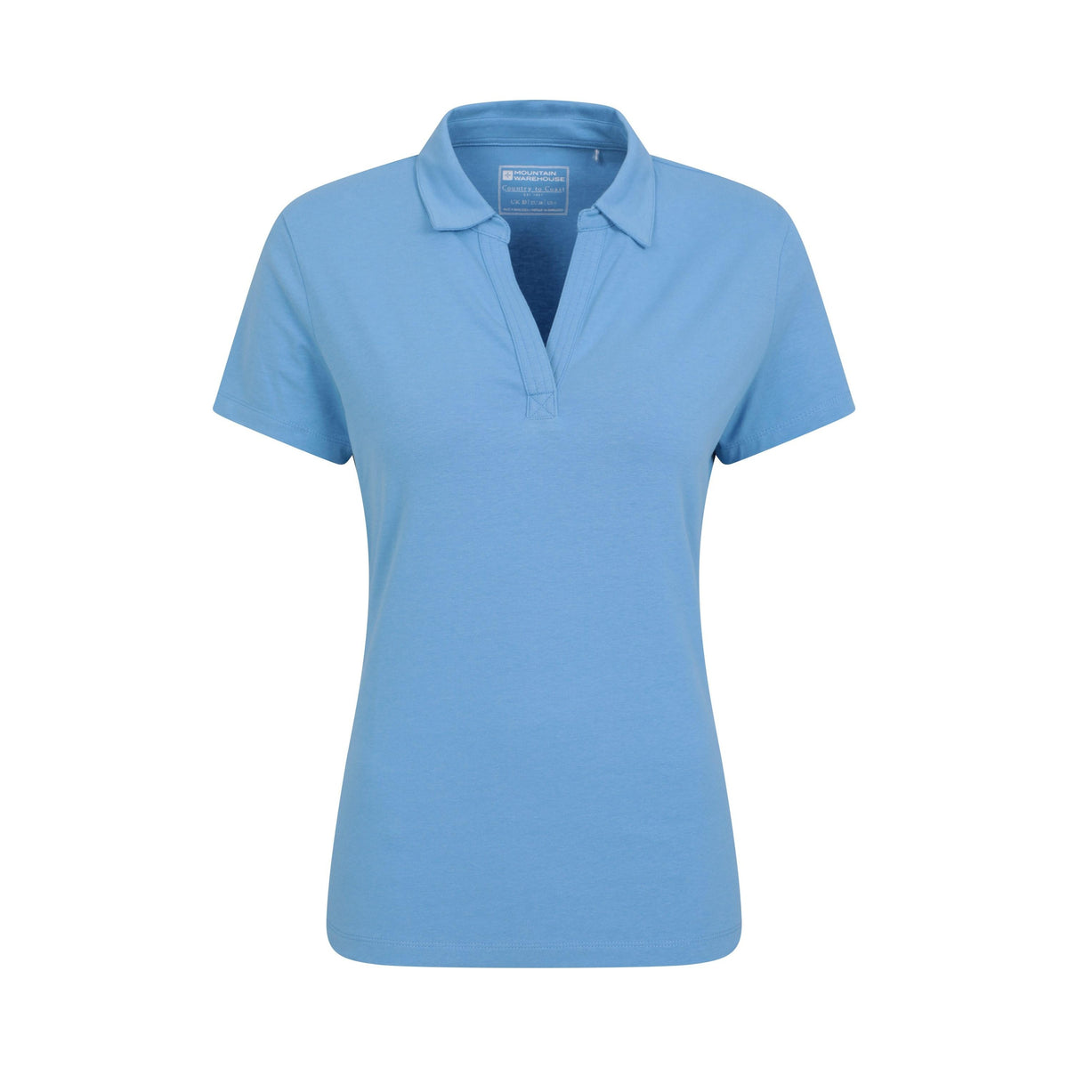 Bright Blue - Front - Mountain Warehouse Womens-Ladies UV Protection Polo Shirt