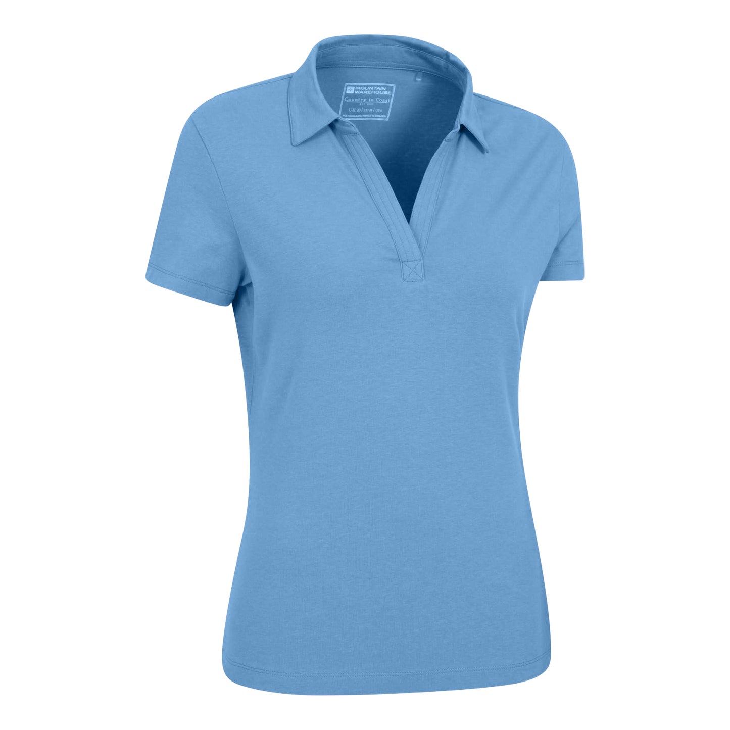 Bright Blue - Lifestyle - Mountain Warehouse Womens-Ladies UV Protection Polo Shirt