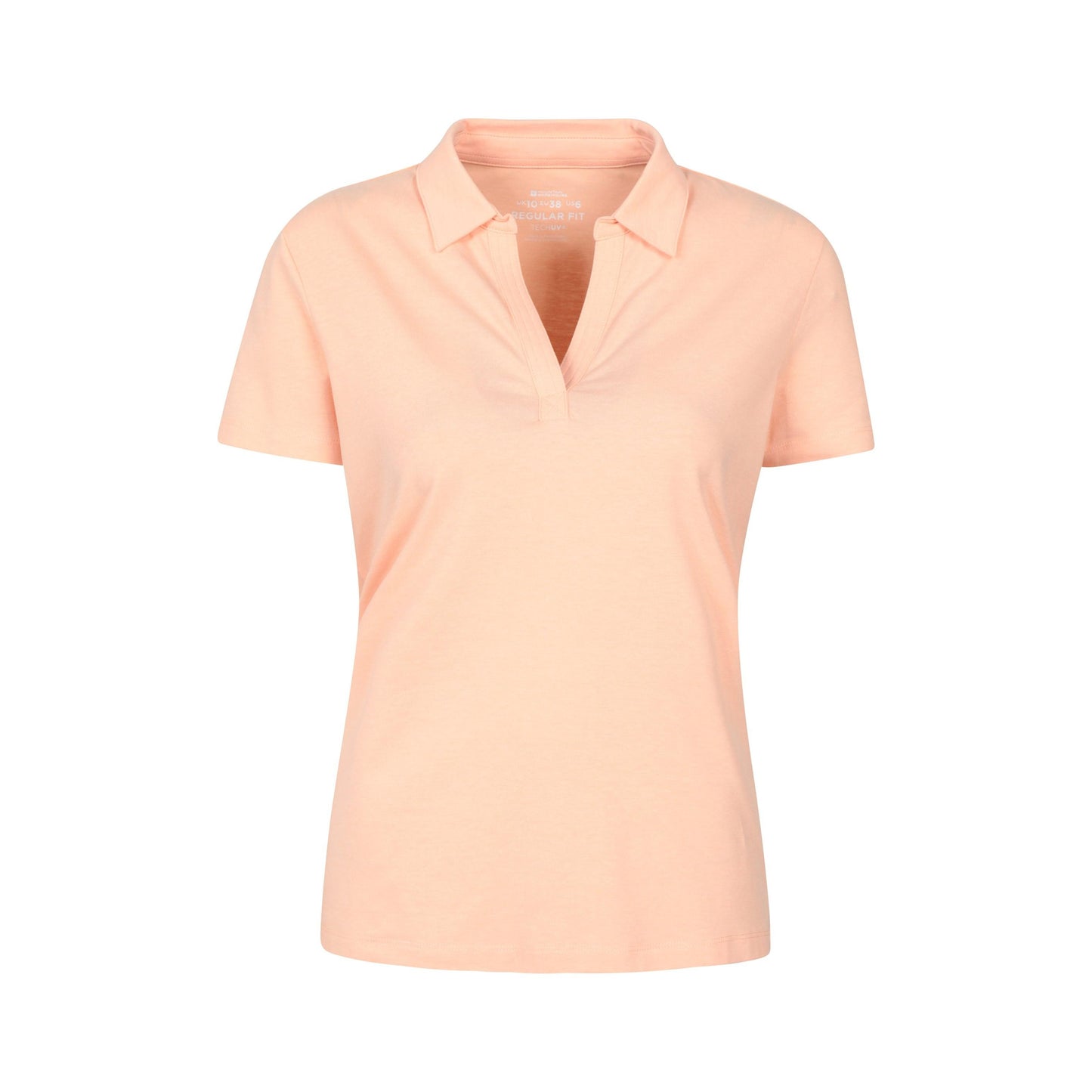 Coral - Front - Mountain Warehouse Womens-Ladies UV Protection Polo Shirt