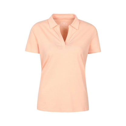 Coral - Front - Mountain Warehouse Womens-Ladies UV Protection Polo Shirt