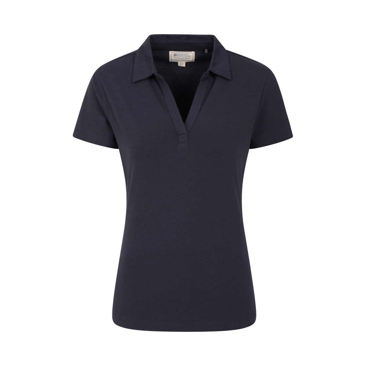 Navy - Front - Mountain Warehouse Womens-Ladies UV Protection Polo Shirt