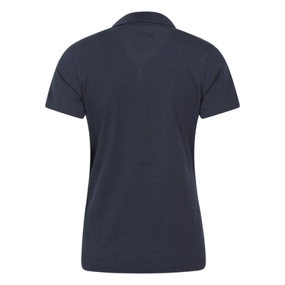 Navy - Back - Mountain Warehouse Womens-Ladies UV Protection Polo Shirt