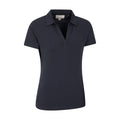 Navy - Side - Mountain Warehouse Womens-Ladies UV Protection Polo Shirt