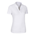 White - Side - Mountain Warehouse Womens-Ladies UV Protection Polo Shirt
