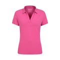 Bright Pink - Front - Mountain Warehouse Womens-Ladies UV Protection Polo Shirt