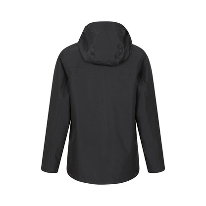 Black - Back - Mountain Warehouse Childrens-Kids Noah Waterproof Jacket
