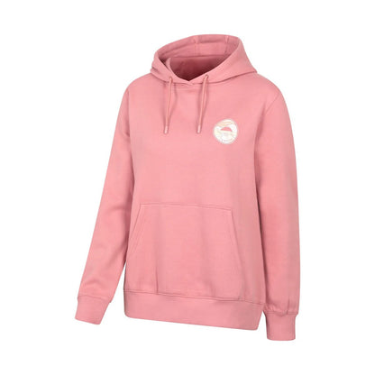 Pale Pink - Side - Mountain Warehouse Womens-Ladies Landscape Regular Hoodie