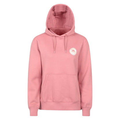 Pale Pink - Front - Mountain Warehouse Womens-Ladies Landscape Regular Hoodie