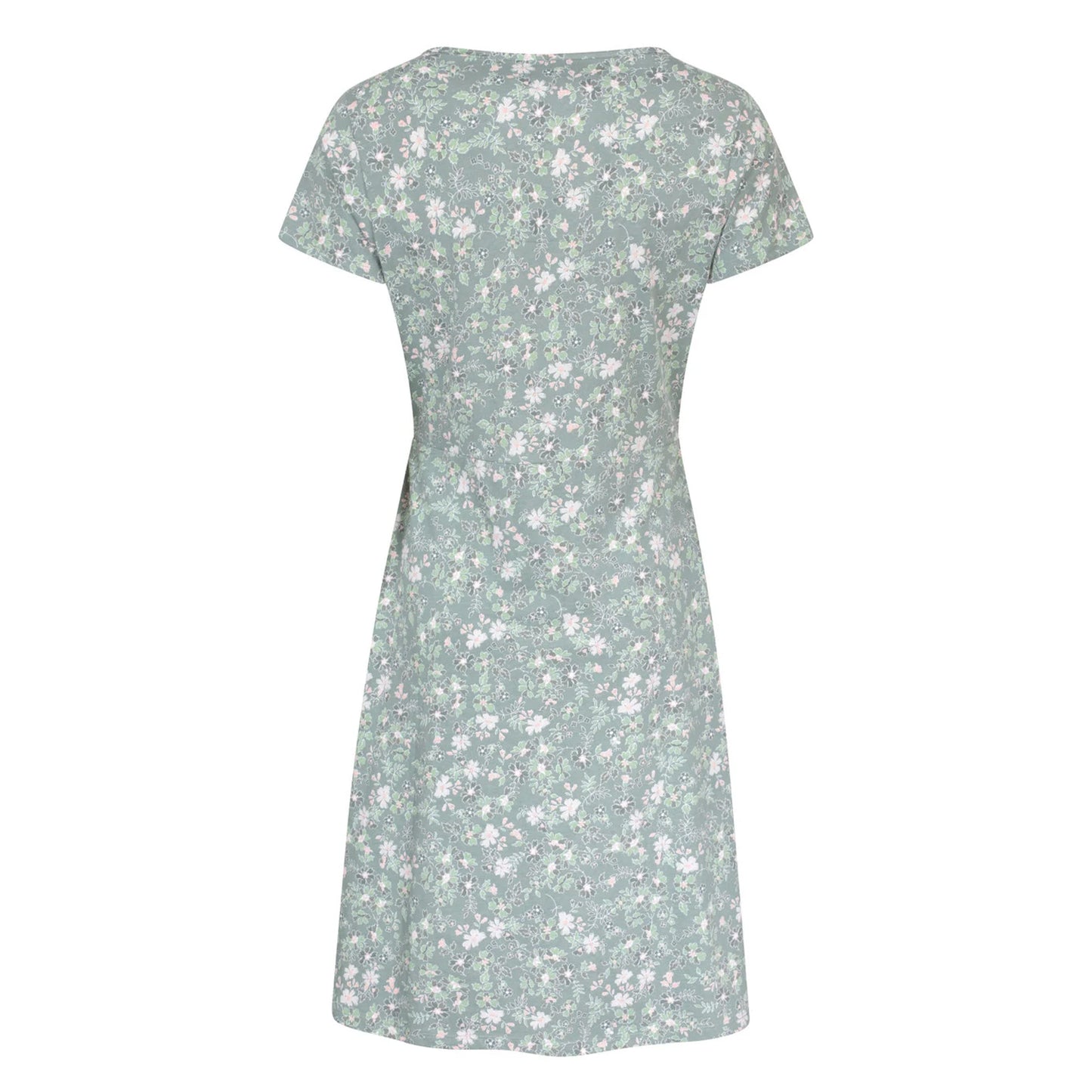 Pale Green - Back - Mountain Warehouse Womens-Ladies Essentials Lora Floral Skater Dress