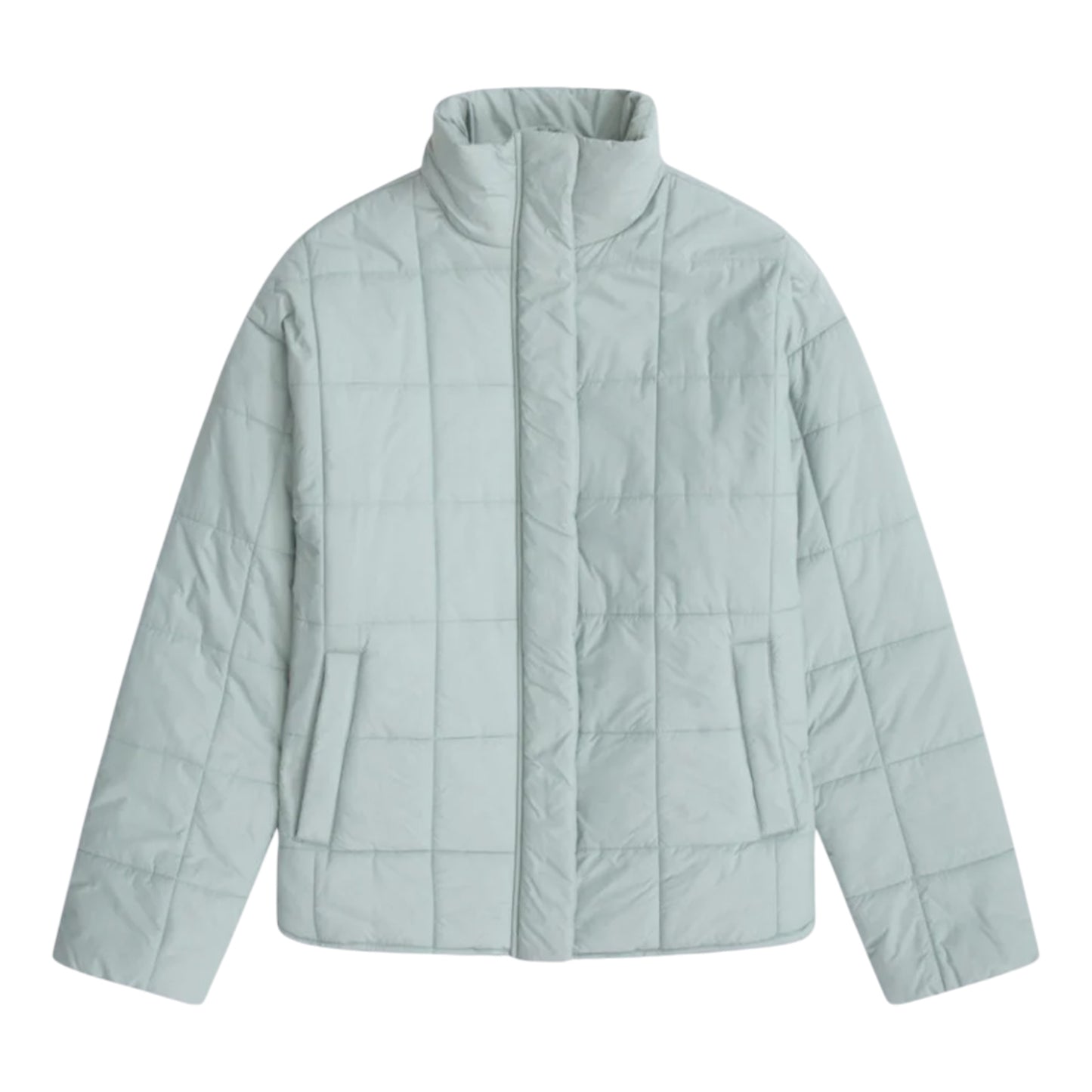 Mint - Front - Animal Womens-Ladies Nina Grid Quilted Padded Jacket