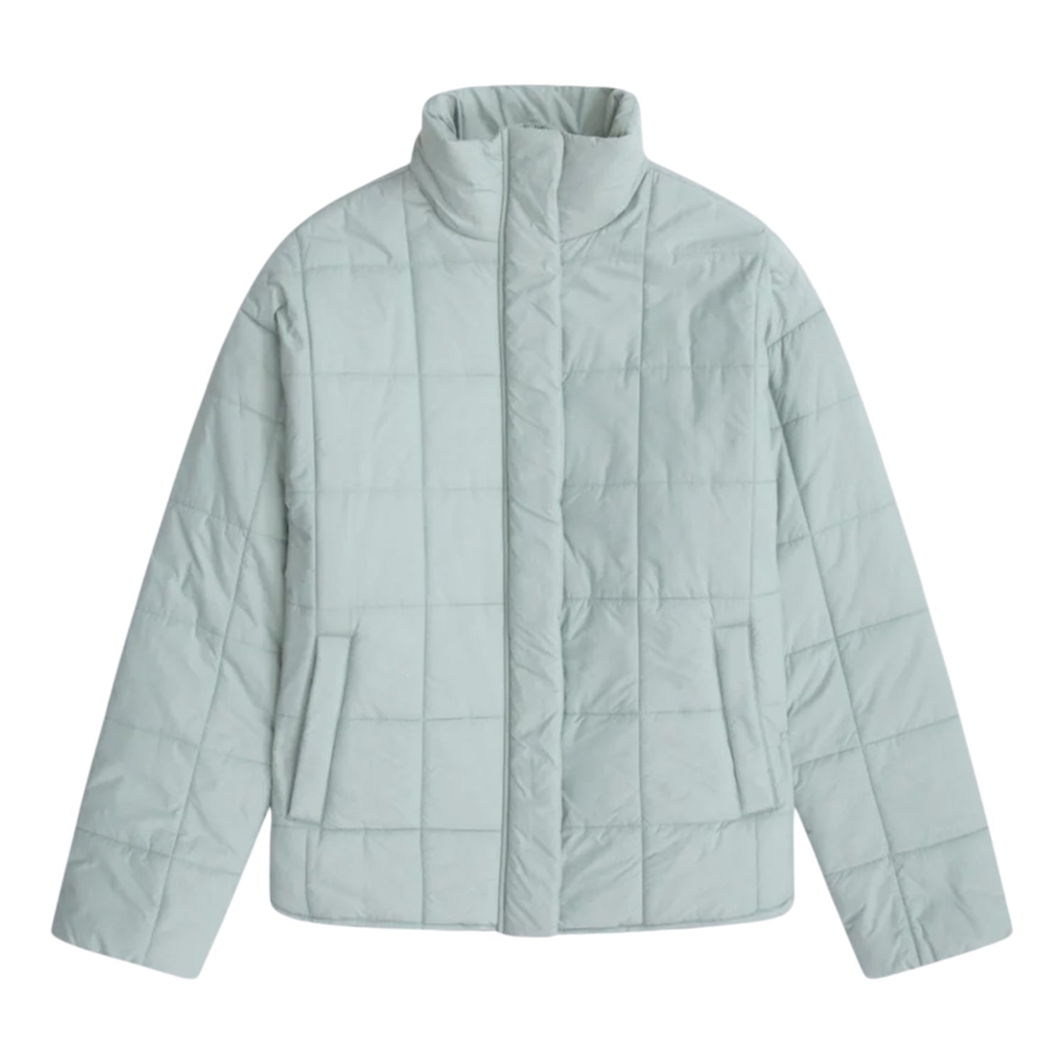 Mint - Front - Animal Womens-Ladies Nina Grid Quilted Padded Jacket
