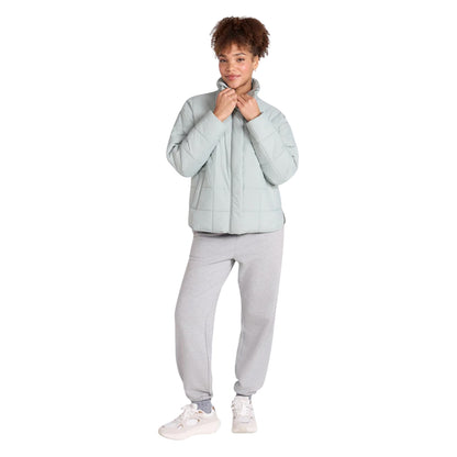 Mint - Pack Shot - Animal Womens-Ladies Nina Grid Quilted Padded Jacket