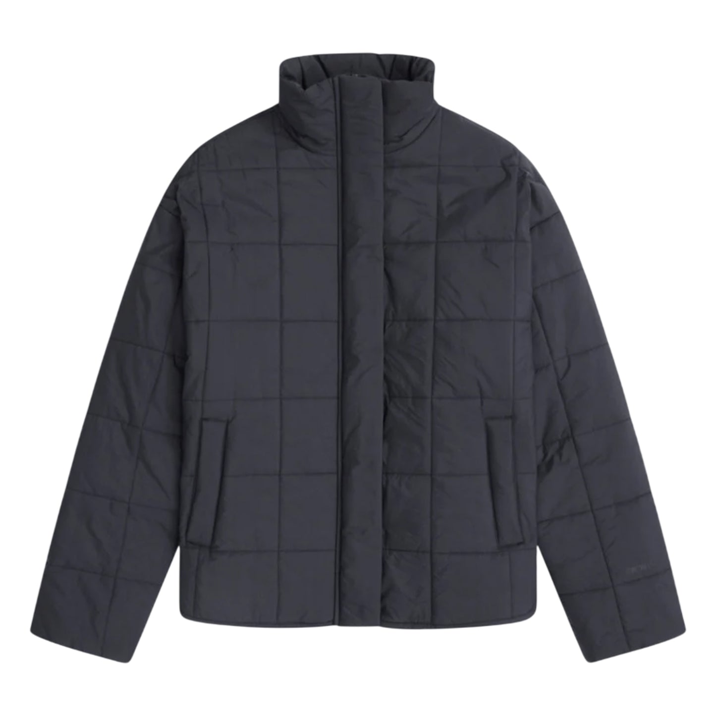 Black - Front - Animal Womens-Ladies Nina Grid Quilted Padded Jacket