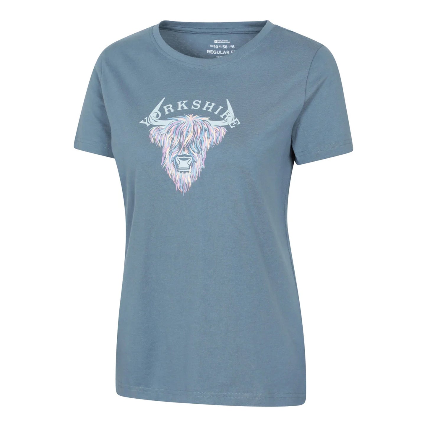 Dark Blue - Side - Mountain Warehouse Womens-Ladies Yorkshire T-Shirt