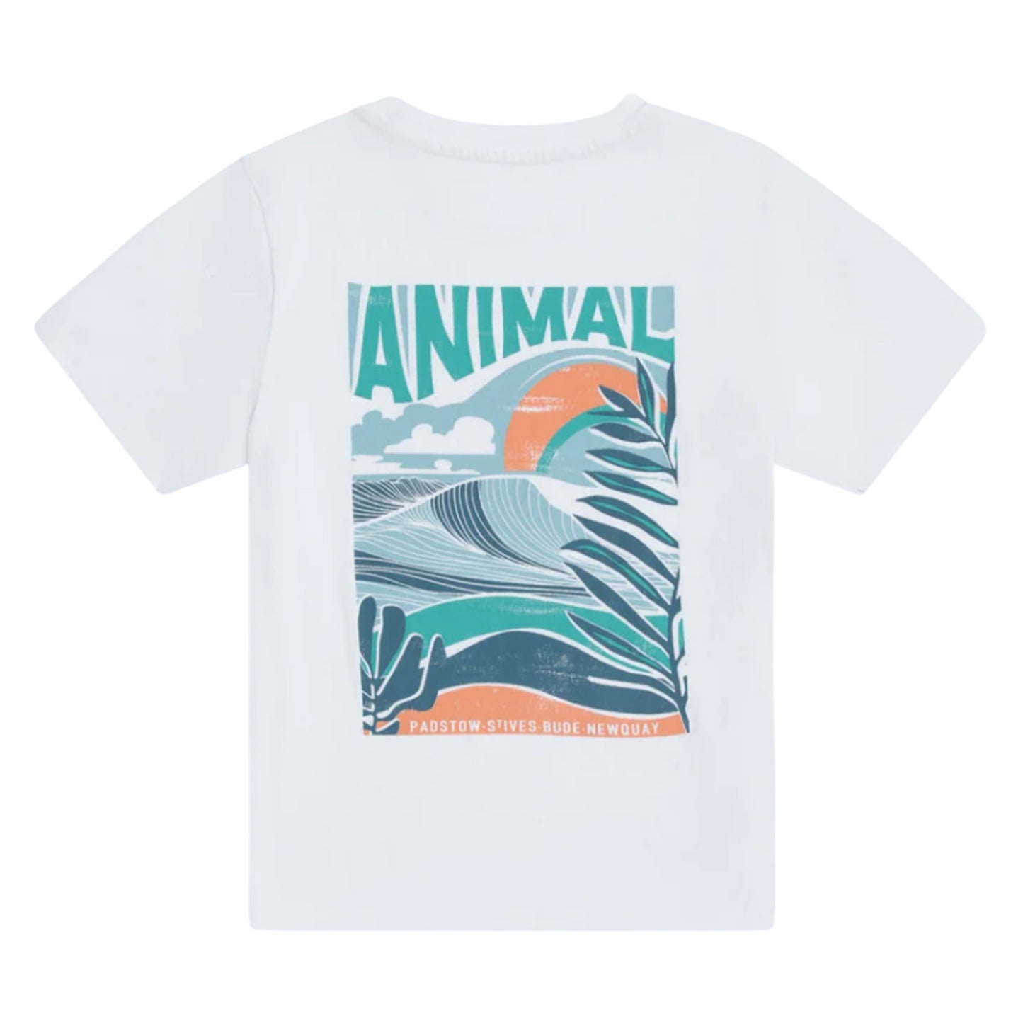 White - Back - Animal Childrens-Kids Jacob Cornwall T-Shirt