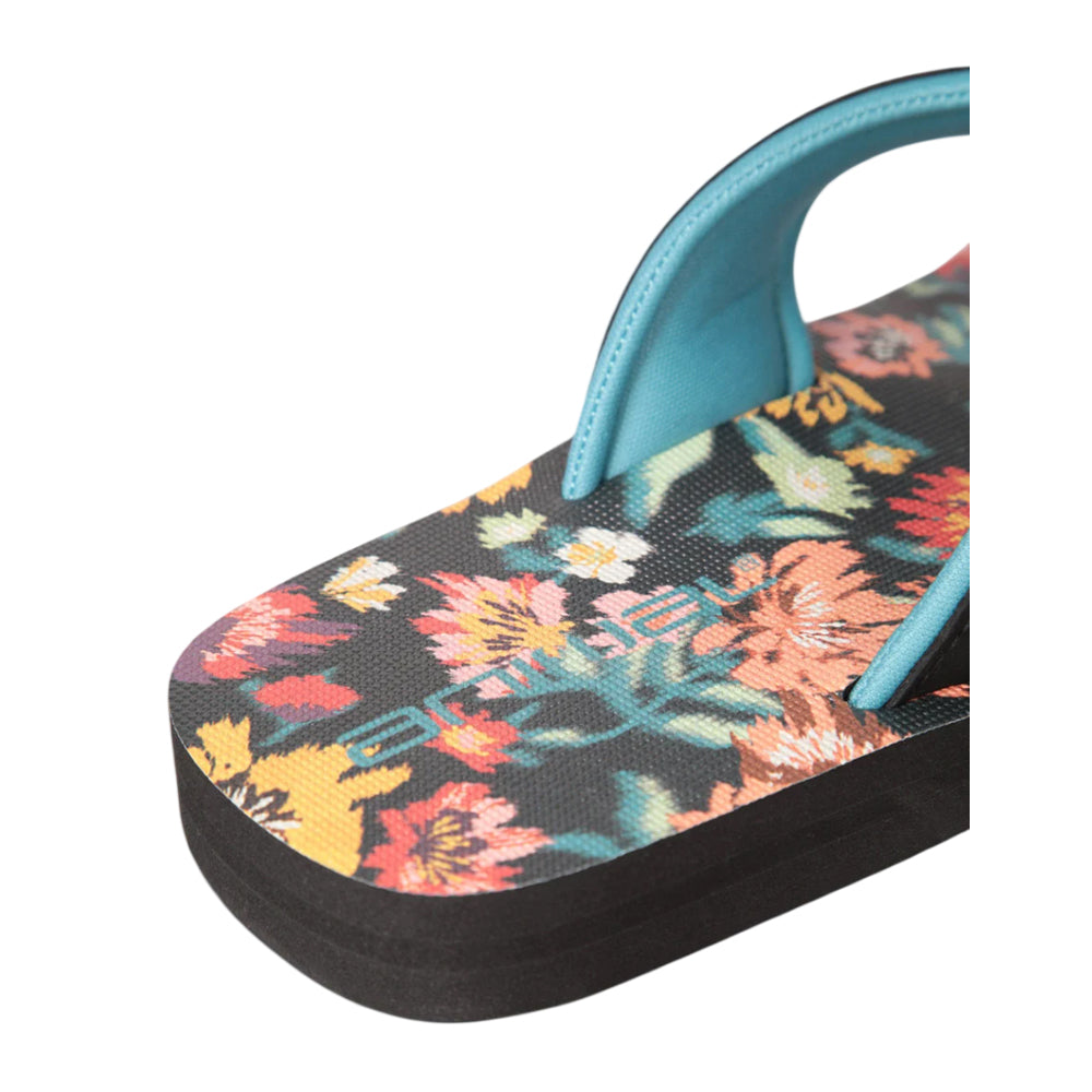 Red - Pack Shot - Animal Womens-Ladies Swish Floral Flip Flops