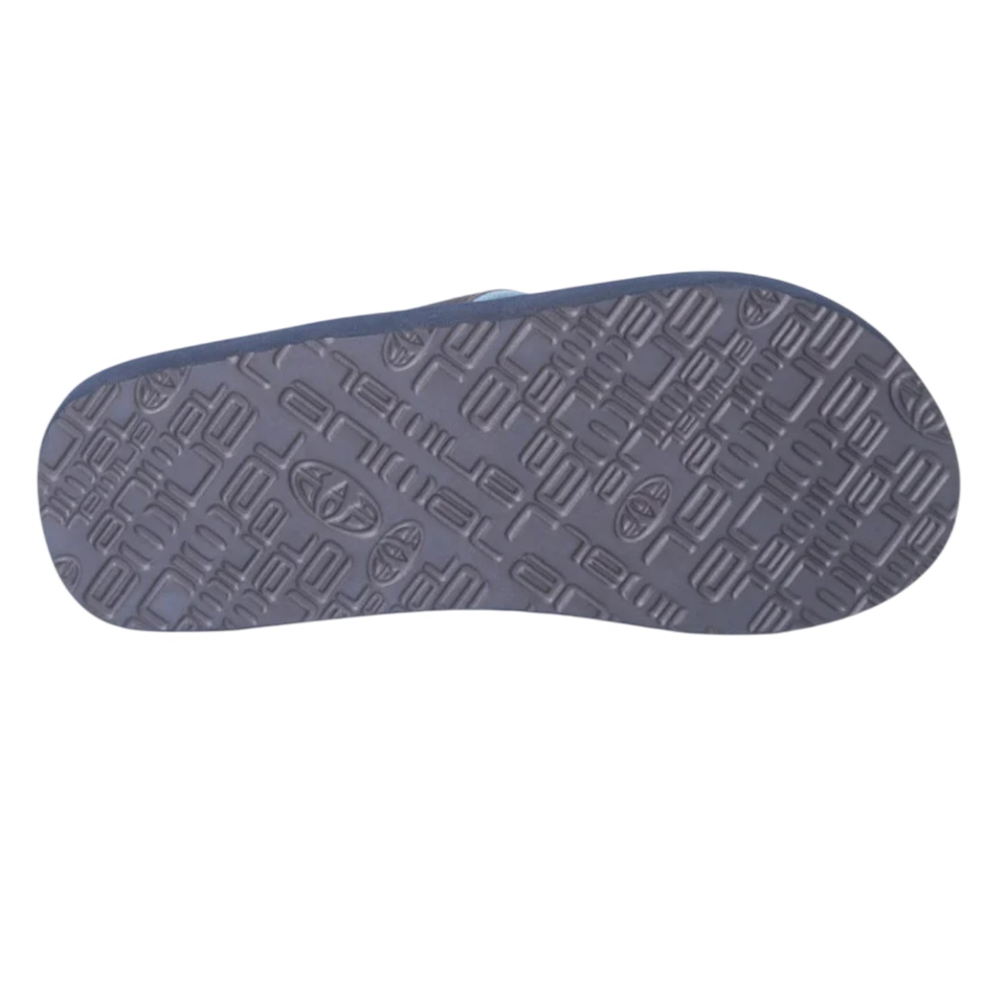 Bright Blue - Side - Animal Womens-Ladies Swish Tie Dye Flip Flops