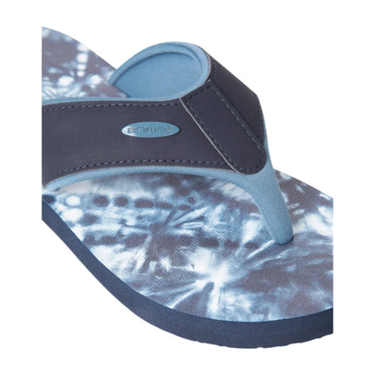 Bright Blue - Lifestyle - Animal Womens-Ladies Swish Tie Dye Flip Flops