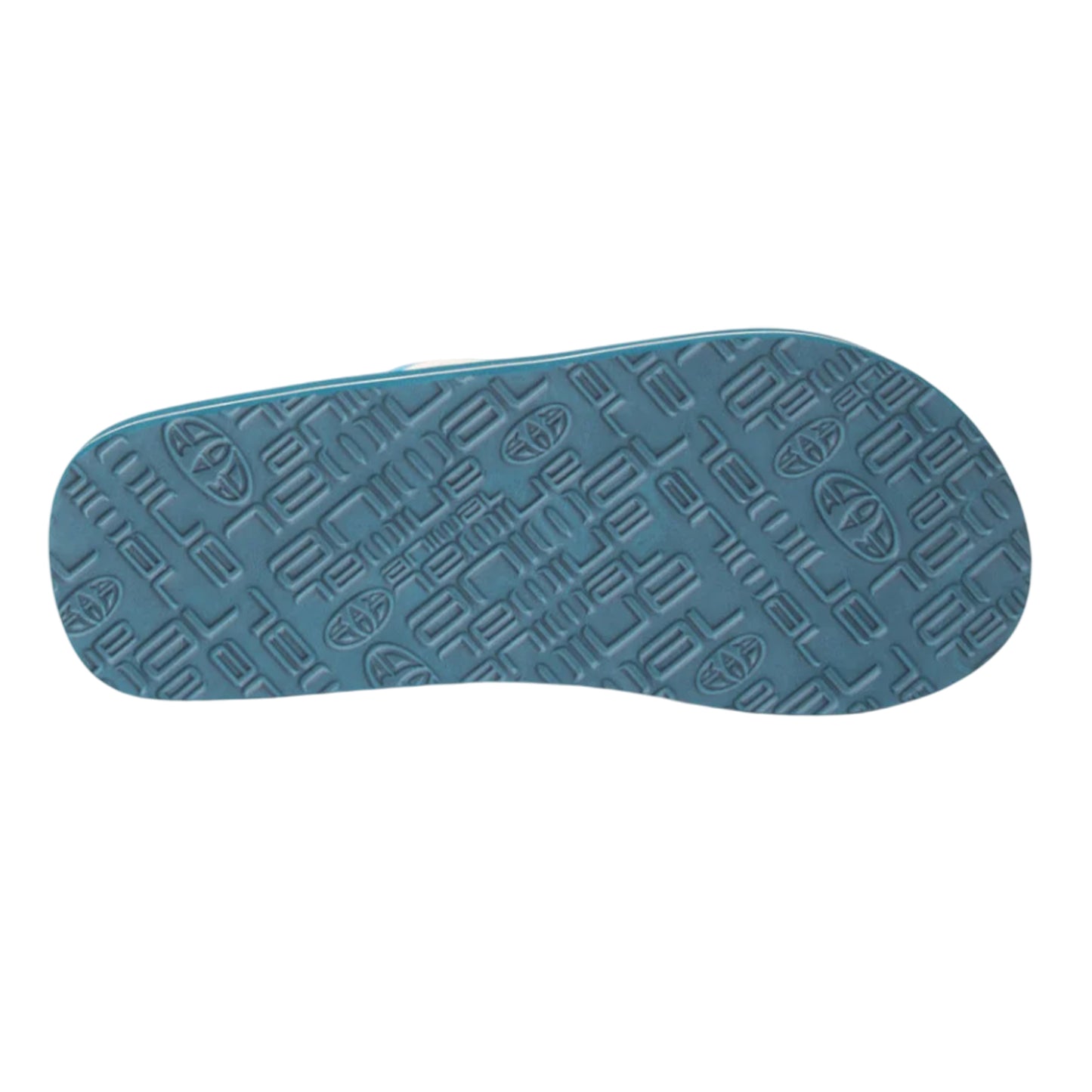 Turquoise - Side - Animal Womens-Ladies Swish Patterned Flip Flops