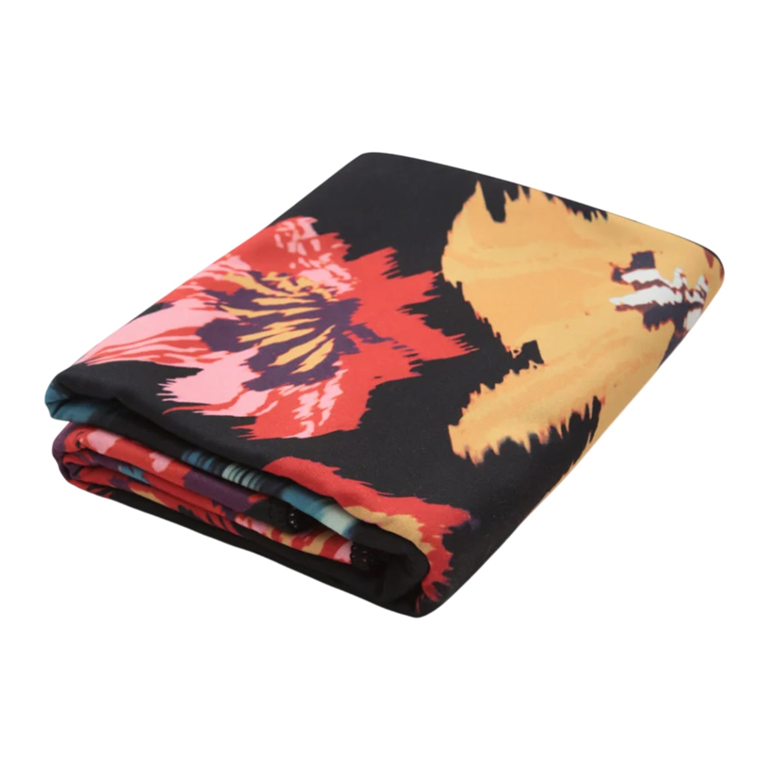 Multicoloured - Back - Animal Flowers Travel Microfibre Towel