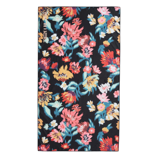 Multicoloured - Front - Animal Flowers Travel Microfibre Towel