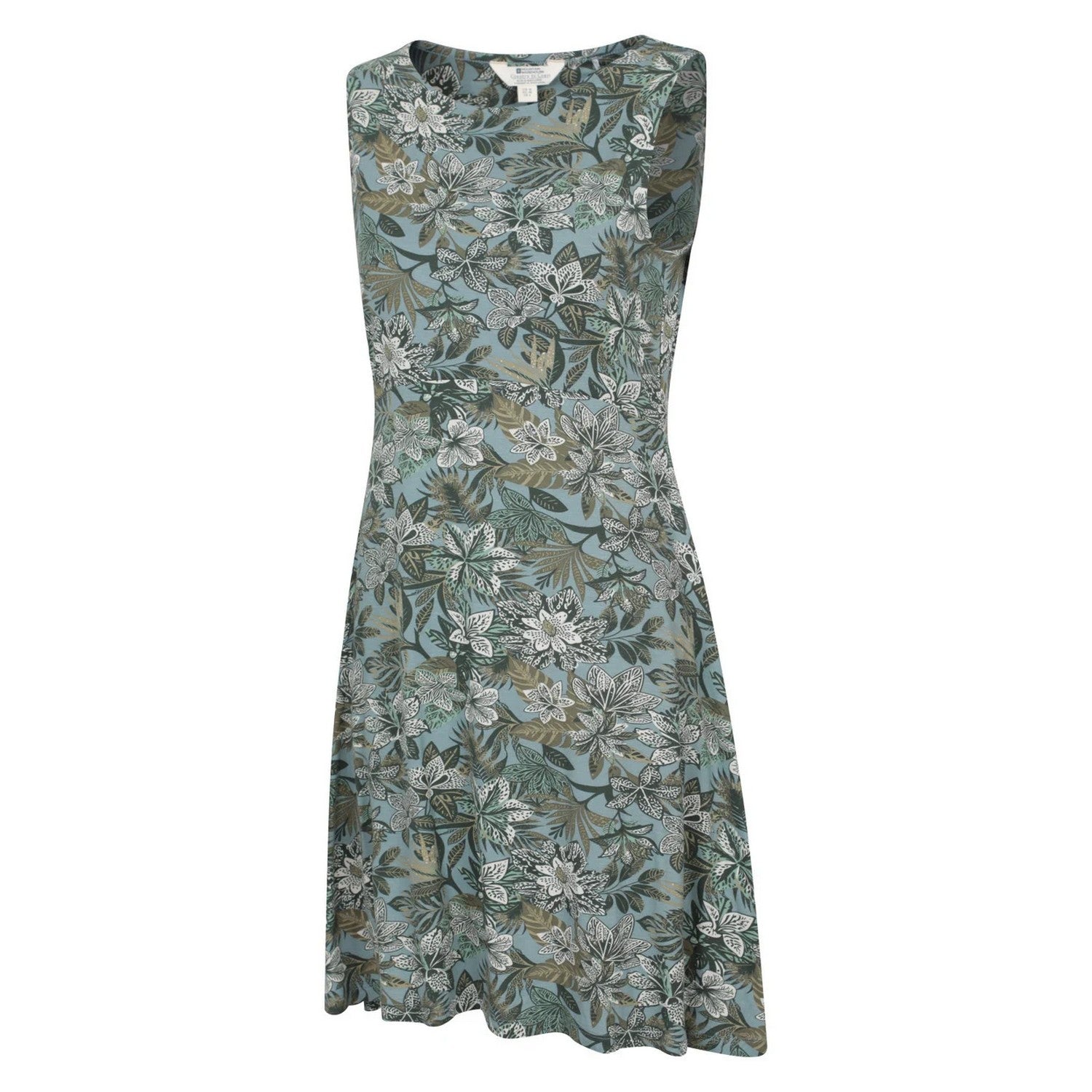 Khaki Green - Lifestyle - Mountain Warehouse Womens-Ladies Milos Floral Sleeveless Dress