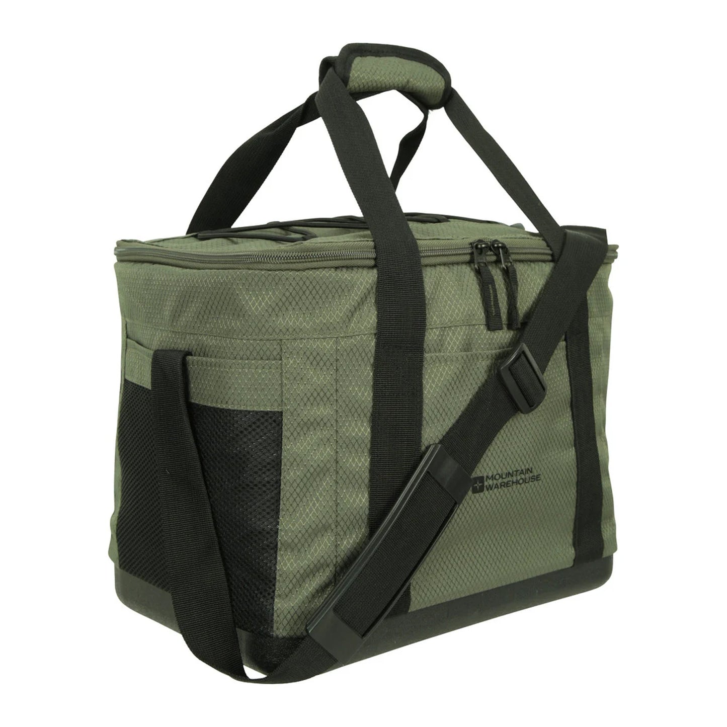 Khaki Green - Side - Mountain Warehouse Structured Cool Bag