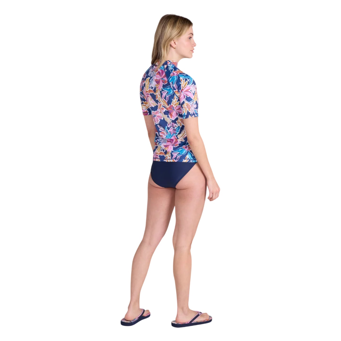 Mixed - Back - Animal Womens-Ladies Lucie Rash Top