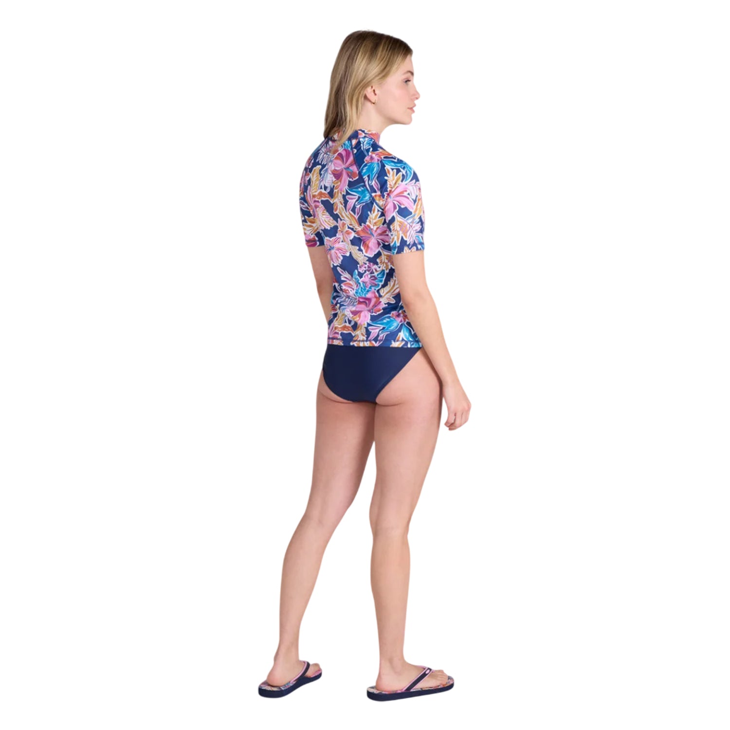 Mixed - Back - Animal Womens-Ladies Lucie Rash Top