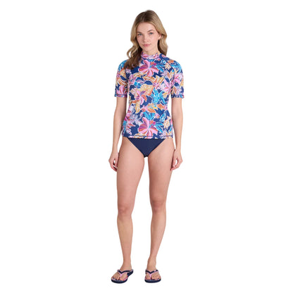 Mixed - Side - Animal Womens-Ladies Lucie Rash Top