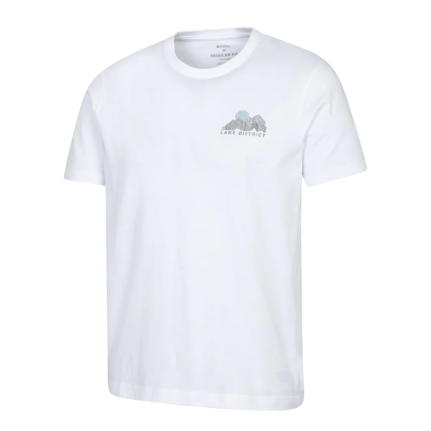 Off White - Side - Mountain Warehouse Mens Lake District Chest Print T-Shirt