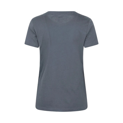 Dark Blue - Back - Mountain Warehouse Womens-Ladies Oban Chest Print Relaxed Fit T-Shirt