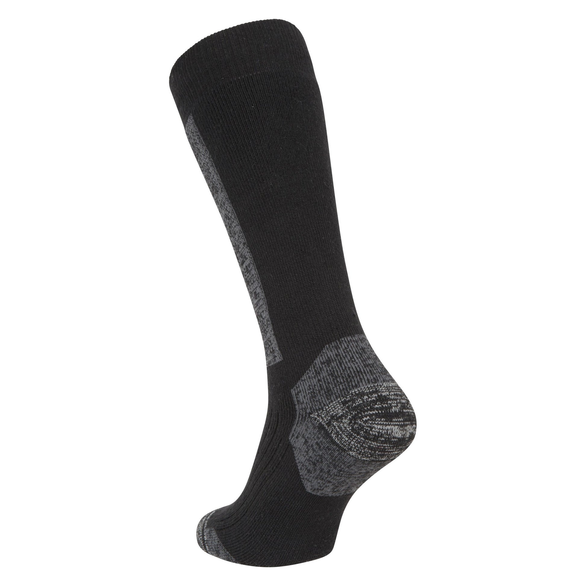 Black-Grey - Back - Mountain Warehouse Mens Extreme Comfort Boot Socks