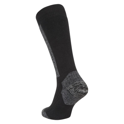 Black-Grey - Back - Mountain Warehouse Mens Extreme Comfort Boot Socks