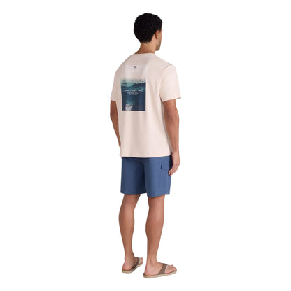 Cream - Lifestyle - Mountain Warehouse Mens Chase Graphic Relaxed Fit T-Shirt