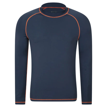 Light Purple - Front - Animal Mens Long-Sleeved Rash Top