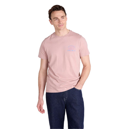 Pink - Side - Animal Mens Jacob Back Print T-Shirt