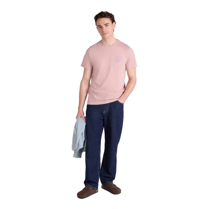 Pink - Pack Shot - Animal Mens Jacob Back Print T-Shirt