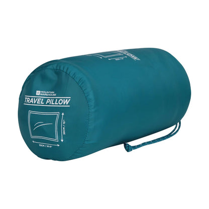 Dark Teal - Lifestyle - Mountain Warehouse Large Travel Pillow