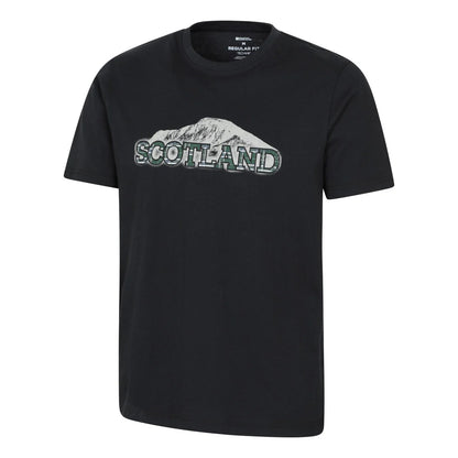 Black - Side - Mountain Warehouse Mens Scotland Short-Sleeved T-Shirt