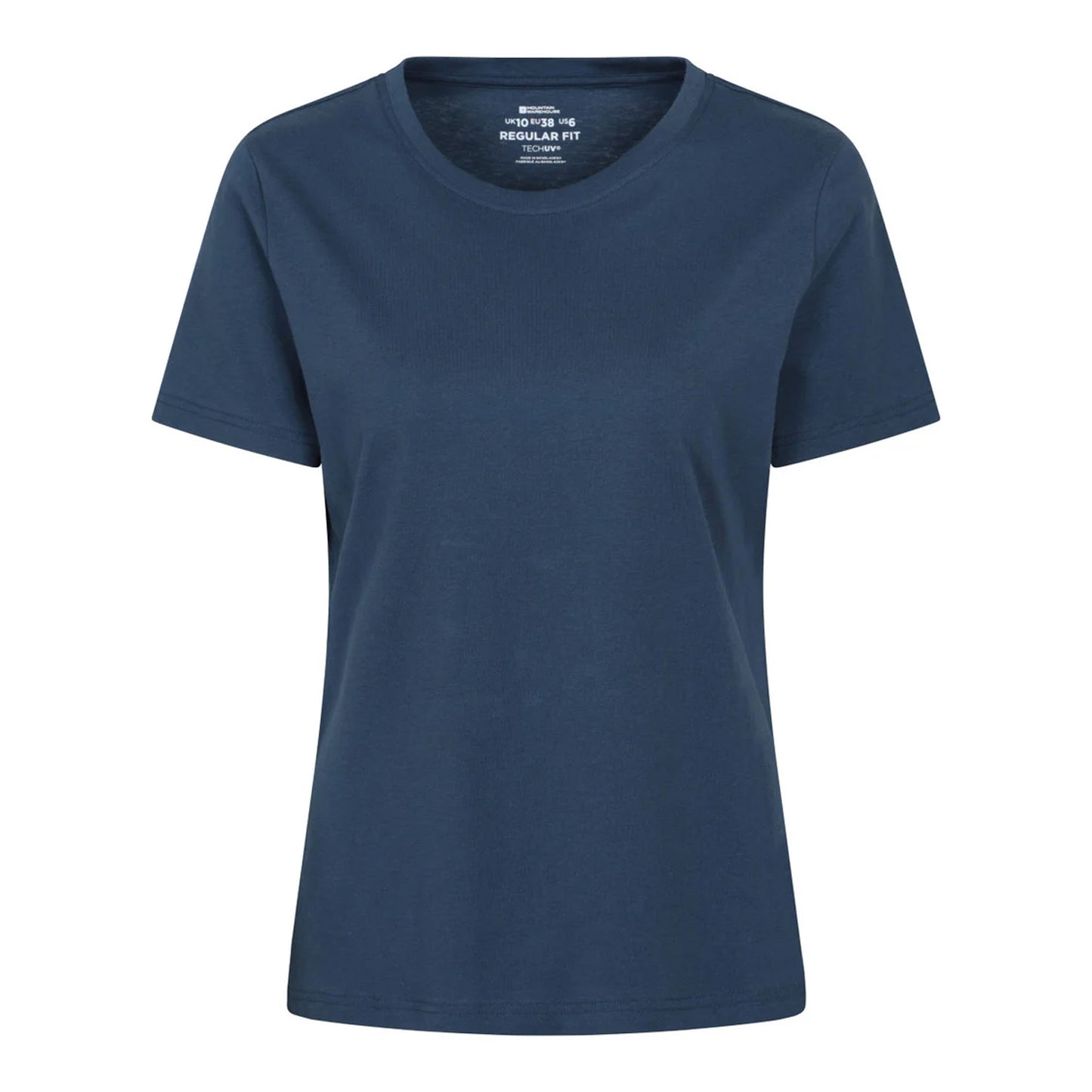 Navy - Front - Mountain Warehouse Womens-Ladies Three Peaks Graphic Back Print T-Shirt