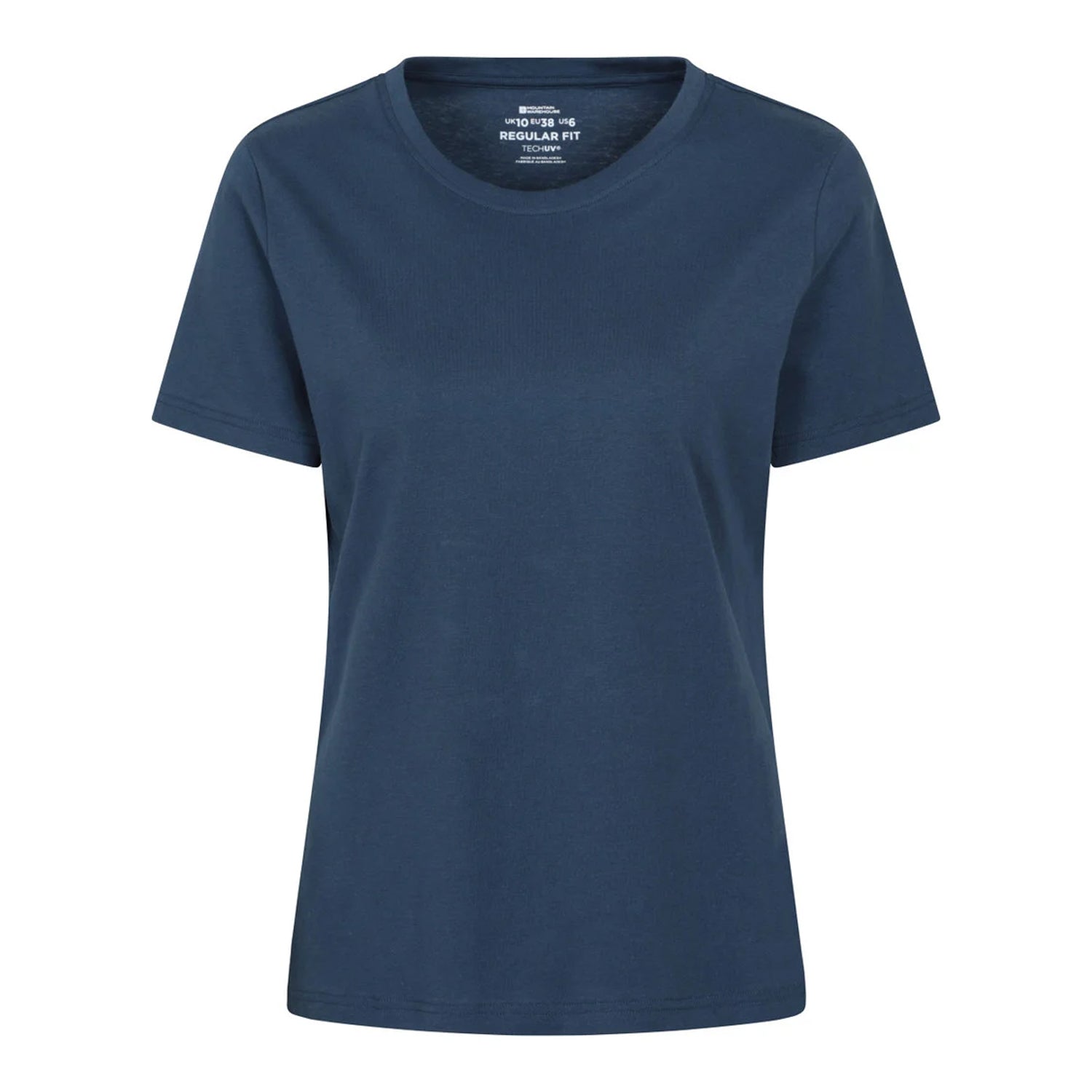 Navy - Front - Mountain Warehouse Womens-Ladies Three Peaks Graphic Back Print T-Shirt